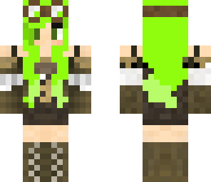 green steampunk girl