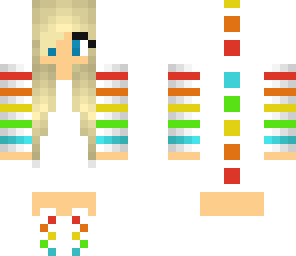 rainbow dino girl