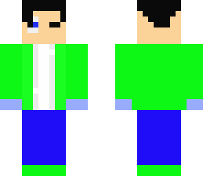 eye damaged boy