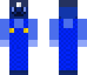 evil blue mario