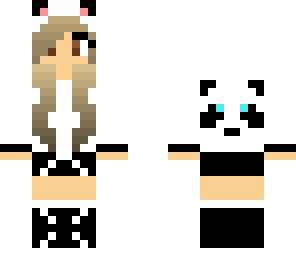 edited panda girl