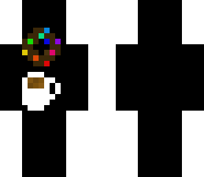 rainbow sprinkle doughnut coffee skin xd