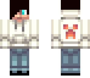 cool white hoodie