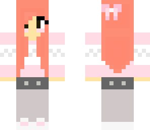 pink sweater girl