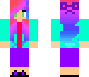 ombre cute girl