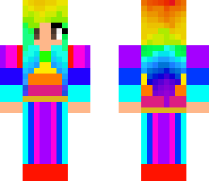 rainbow girl