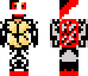 black red and white squirtle