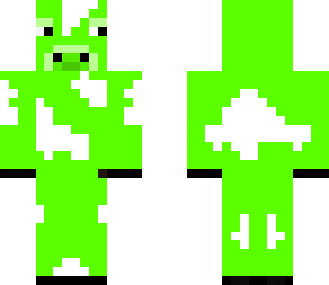 green cow