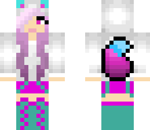 wolf girl without the derp face on back
