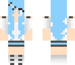 blue girl