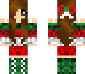 edited christmas girl