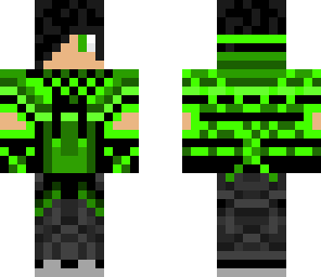 green hoodie