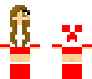 red creeper girl