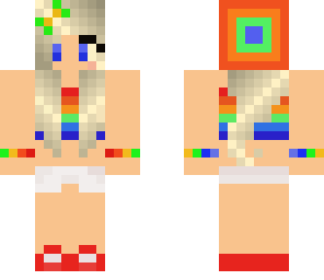 rainbow girl