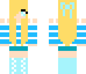 blue girl