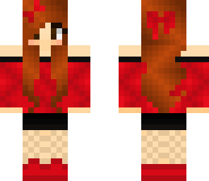 edited red girl