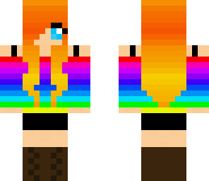rainbow girl