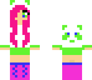 green panda