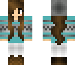 blue sweate girl