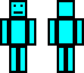 light blue boxman