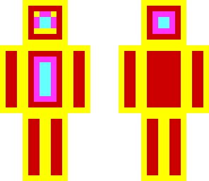 multi coloured boxman