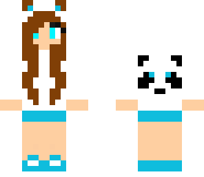 cute blue panda