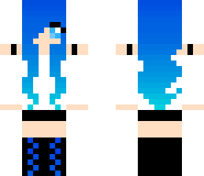 blue hair girl