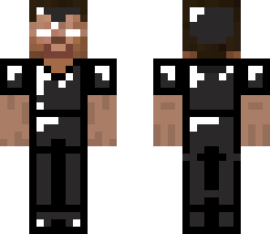 herobrine in black