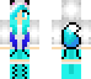 blue wolf girl 