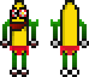 crazy banana in a speedo