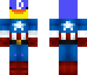 finished captain america duck