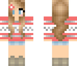 sweater girl with flower