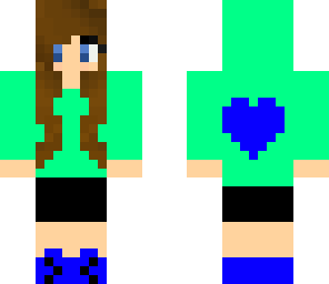 green hoodei heart 