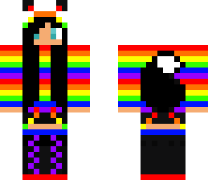 rainbow wolf