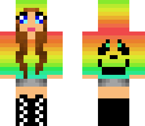 rainbow girl