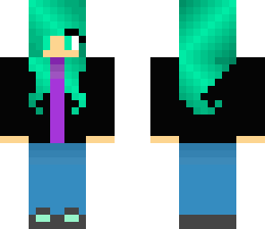 simple mint girl