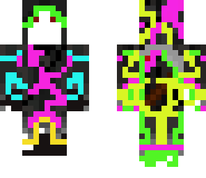 crazy neon ghost