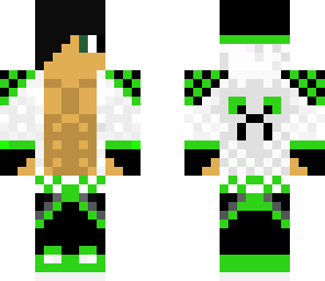 green man with hoddie and abbs