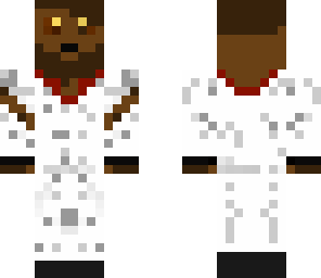 black man in white suit