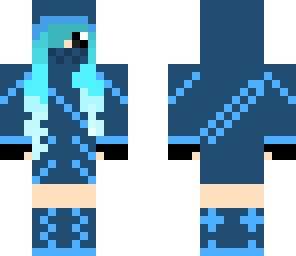 blue ninja girl