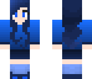 blue girl