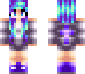 electric hair girl