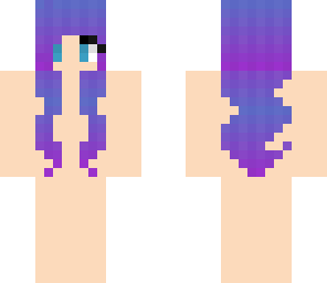 blue to purple hair base
