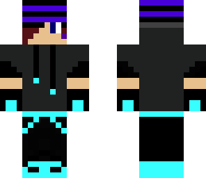 cyan winter teenager
