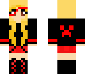 red blond girl