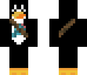 penguin with a strap