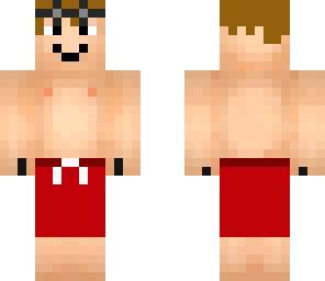sun fun swimmer guy