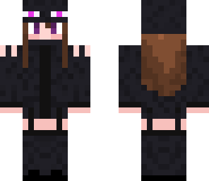 cute girl enderman hoodie