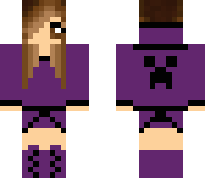 purple creeper hoody