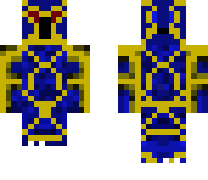 blue ghostly armor